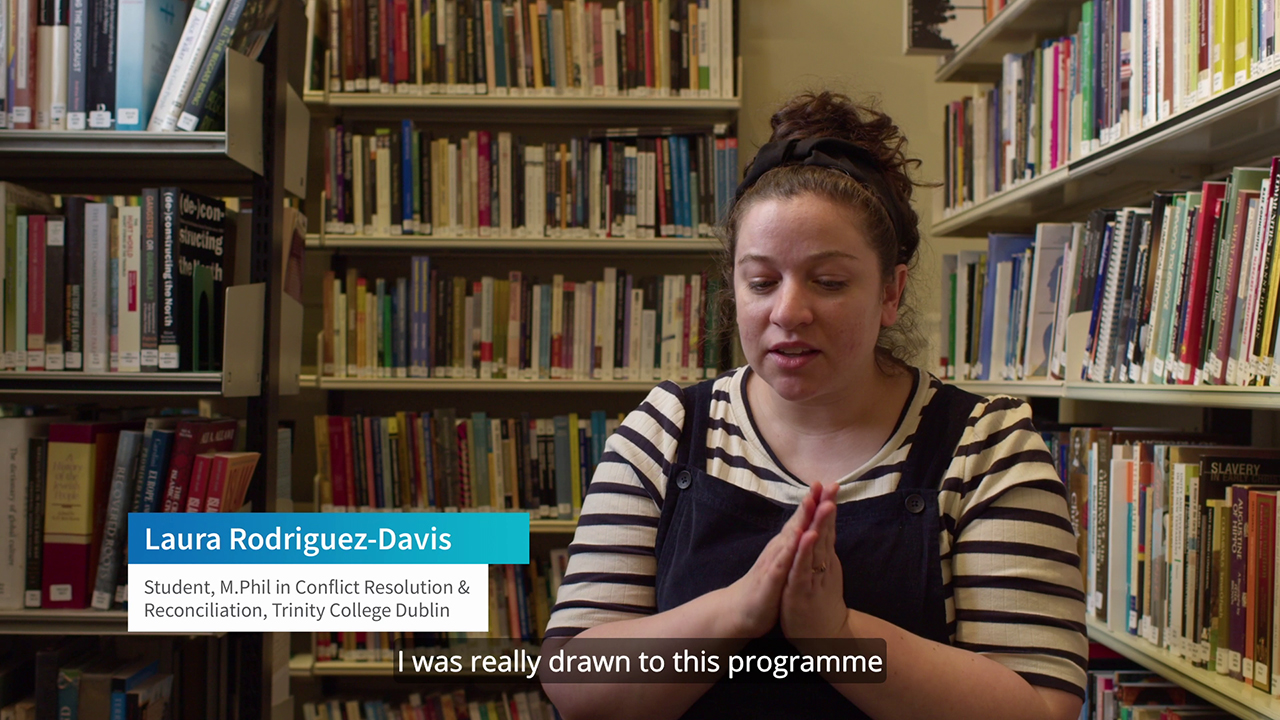 screenshot of student interview